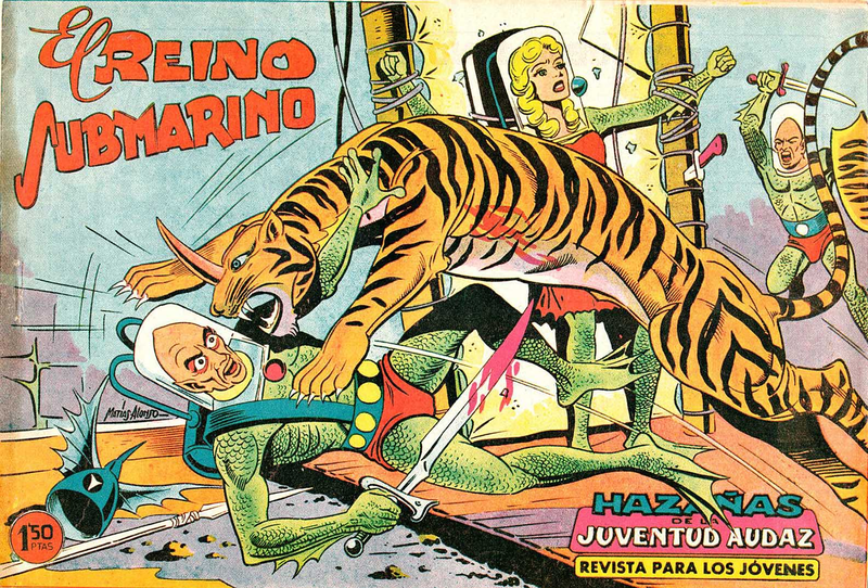 Illustration for article titled 20th Century Spanish Pulp Covers Are Possibly the Greatest in the World